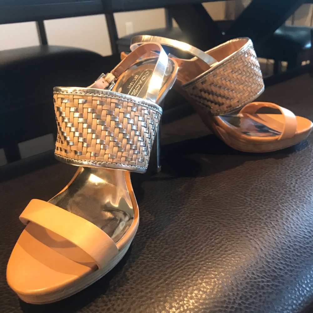 Coach high heeled sandals